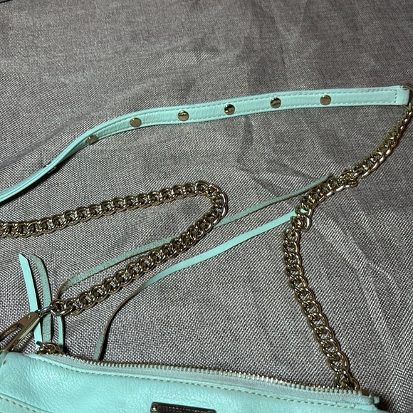 Rebecca Minkoff Purse Wintermint Leather Mini MAC Crossbody Bag - Picture 5 of 13